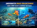 Underwater Image Enhancement using CNN based Learning Methods