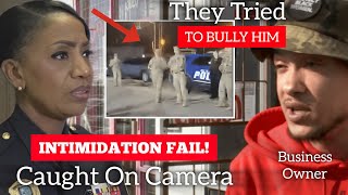 Cops Tried to Bully Local Business Owner — Intimidation Fail Caught on Camera