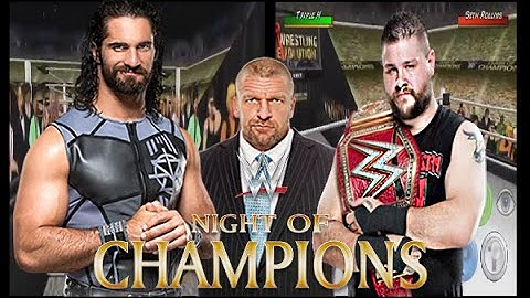 SETH ROLLINS VS KEVIN OWENS CLASH OF CHAMPIONS IN TRIPLE H ATTACKS AND ROLLINS - WR3D #4