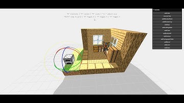 Three.js Project: 3D Interior Design Using Minecraft Blocks