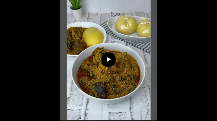 Egusi Banga soup |. This soup will make you bite your fingers. So delicious !