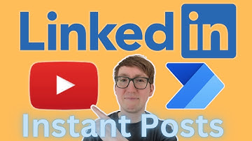 Power Automate - Create LinkeIn Post when YouTube Video Uploads
