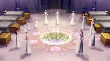 Barbie in The 12 Dancing Princesses - Genevieve opens the magical gateway