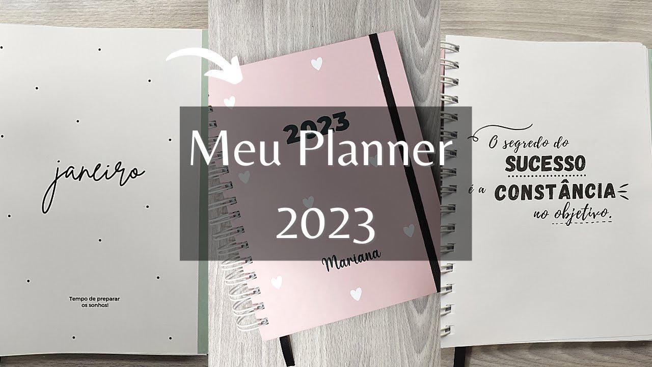 Conheça meu Planner 2023 - meu primeiro planner
