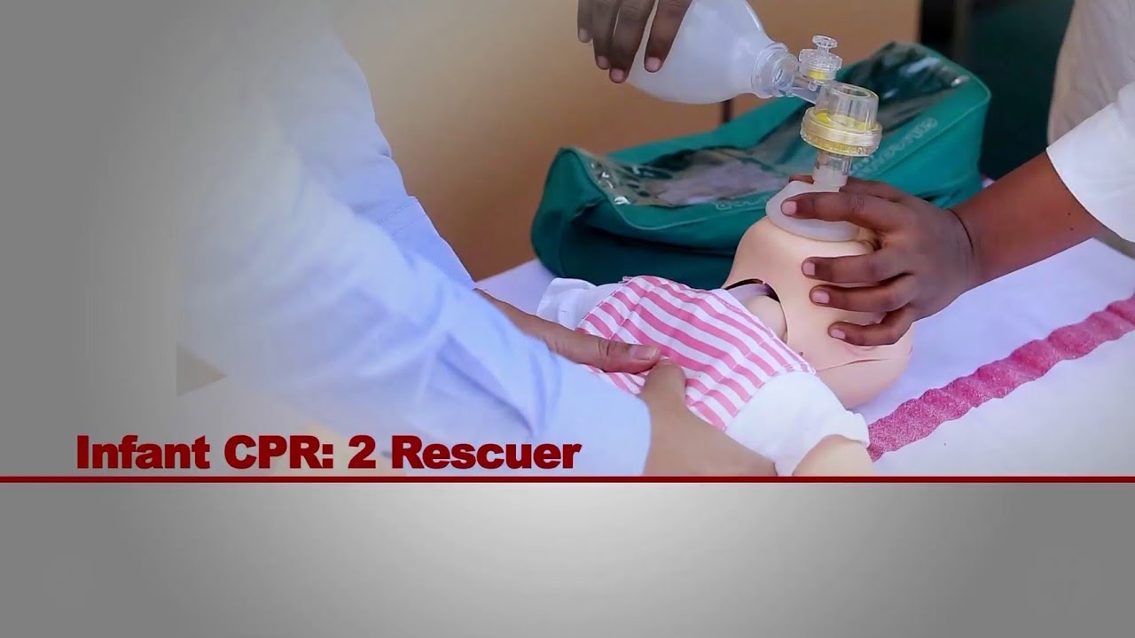 Two Rescue Infant Infant CPR: 2 Rescuer - YouTube