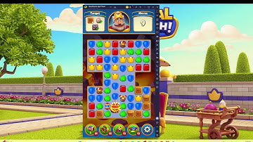 Royal Match Level 147 🏰 | Step-by-Step Walkthrough with Audio Tips | F2P Strategy & Combo Planning