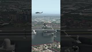 The pilot seemed to have forgotten something; the simulation
