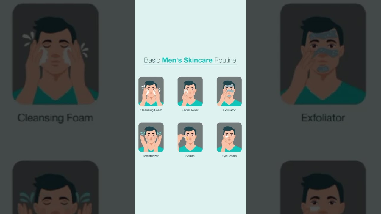 Men's Daily Skincare Routine. Tips For Men's👨 And Boys. 