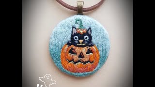 Halloween || Halloween embroidery || Halloween ideas 2020 trick or treat  || Halloween spirit 2020