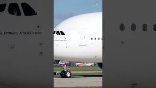 King Of The Skies - Emirates Airbus A380 Close Up Spool Up and Departure from Manchester