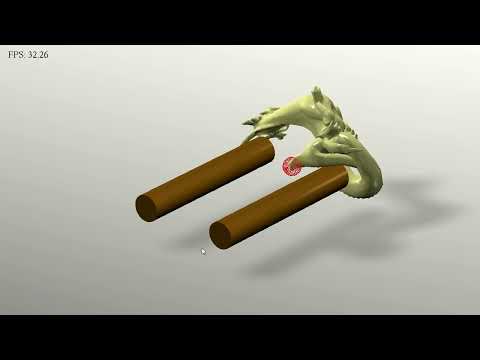 Descent Methods for Elastic Body Simulation on the GPU