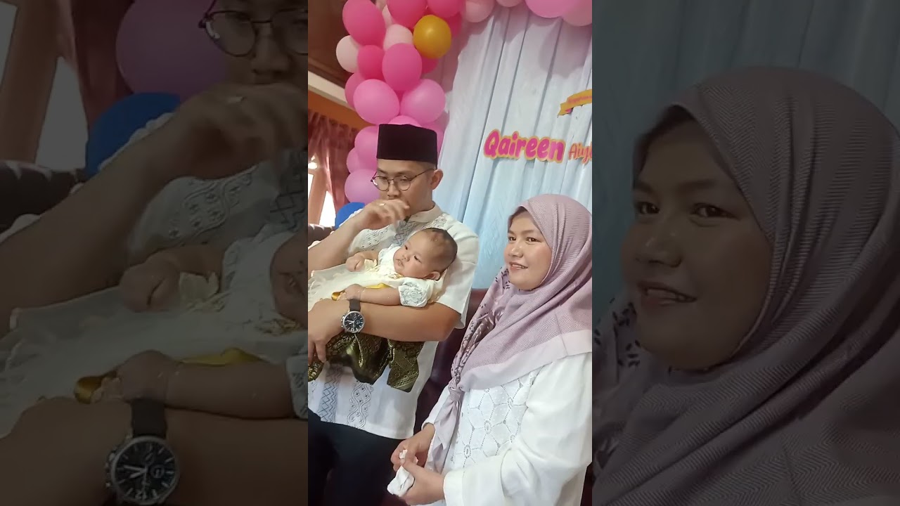 Mengiringi aqiqah dan cukur rambut 