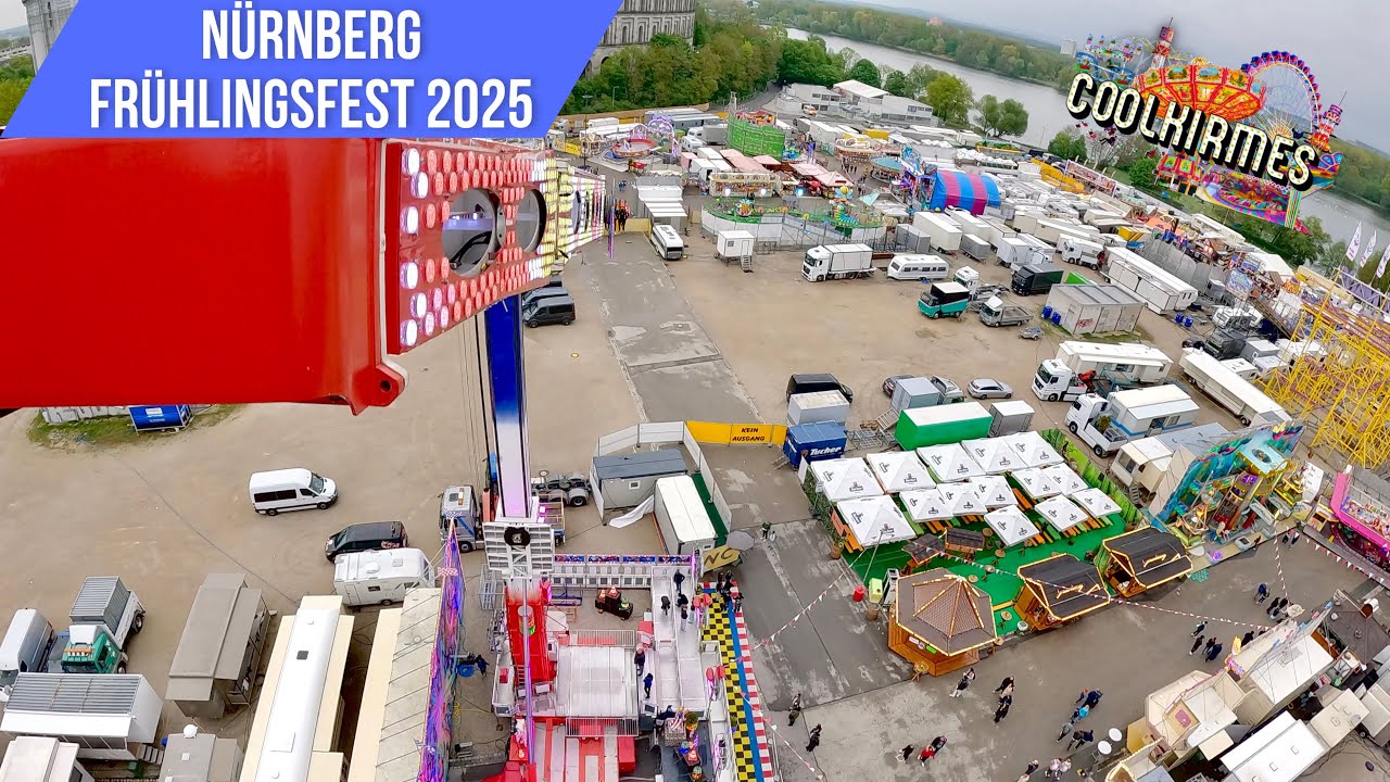 XXL Racer Bergmann Goetzke Onride [ Nürnberger Frühlingsfest 2025 ] - Clip by CoolKirmes
