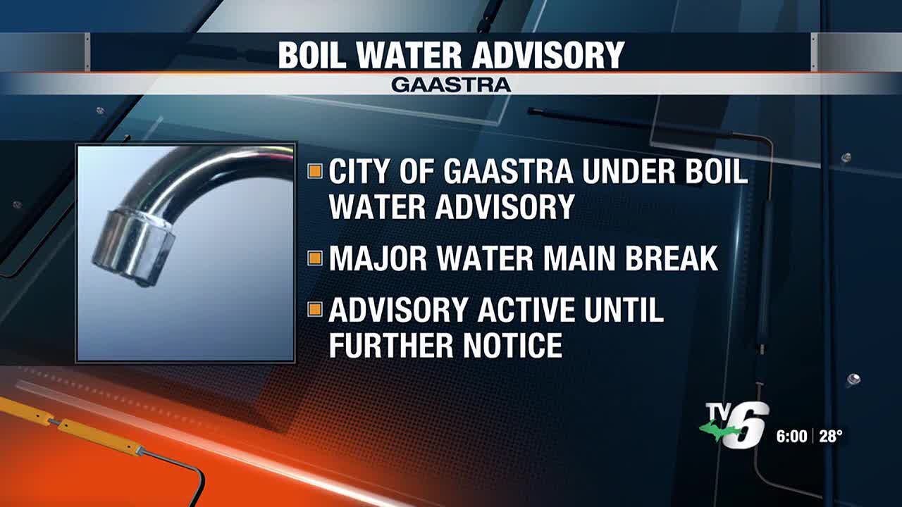Boil water advisory issued for City of Gaastra YouTube