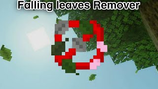 No Falling Leaves Texture Pack Release for Minecraft Bedrock 1.21.60+
