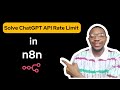 Solve ChatGPT API Rate Limiting issues in n8n: Sequential vs parallel execution