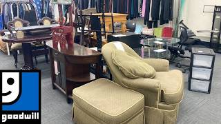 GOODWILL SHOP WITH ME FURNITURE COFFEE TABLES ARMCHAIRS DECOR KITCHENWARE SHOPPING STORE WALKTHROUGH Profile