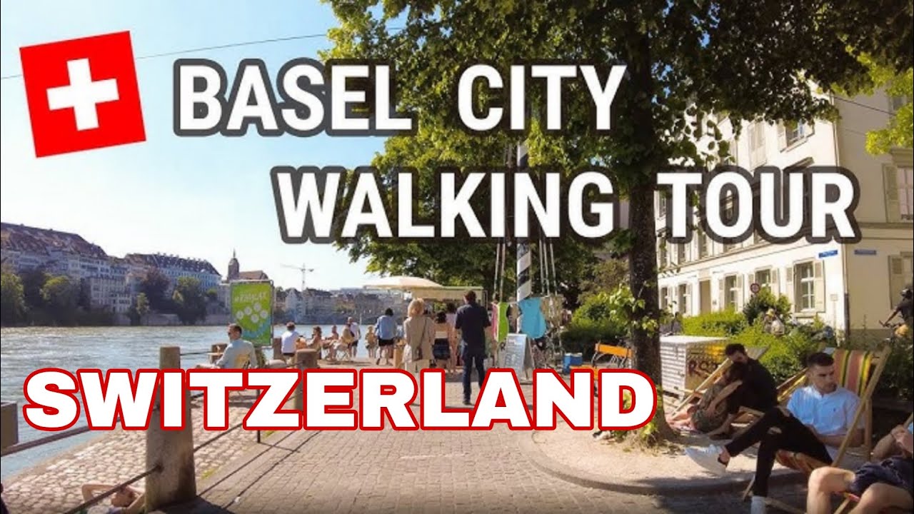 Basel Switzerland 4K - Walking tour in A beautiful Swiss city