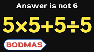 This maths question will blow your mind || BODMAS rules question 