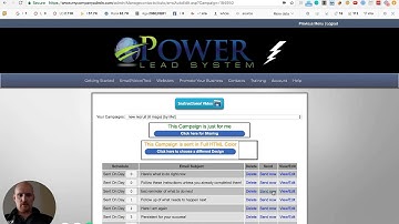 How to edit Email Campaigns in Power Lead System
