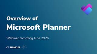 Microsoft Planner overview - webinar - June 2026