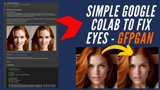 Fixing Eyes & Restoring Faces in Stable Diffusion Folders with GFPGAN Colab!