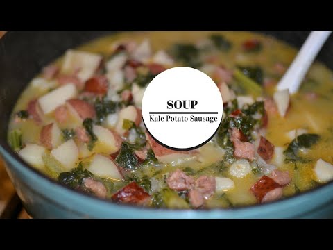 How to make Easy Toscana 🍲 Soup | Kale Potato Sausage  - Recipe