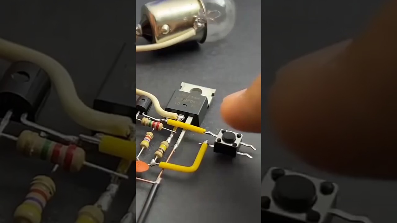 Electric Switch Push ON - Push OFF