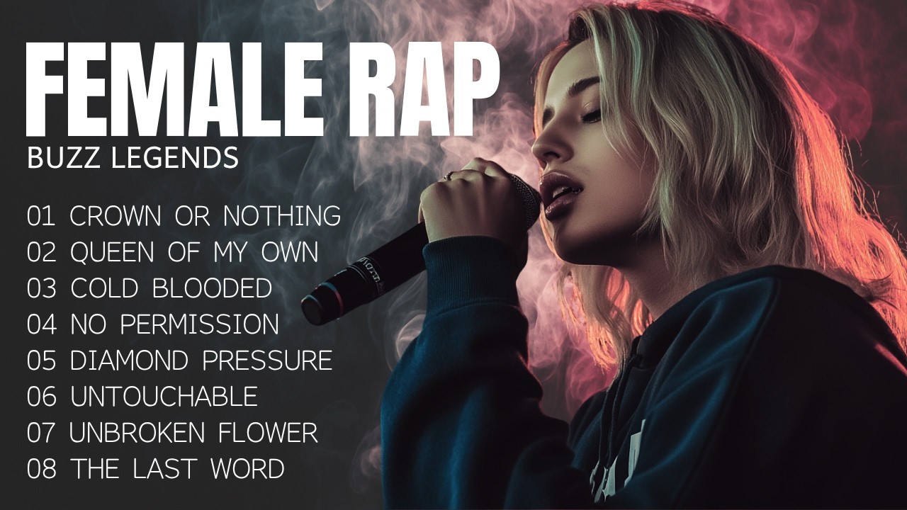 【Female Rap】最強の女性ラッパーを集めた重低音HipHop MIX| LEGENDS QUEENS series | BUZZ ...