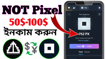 Not Pixel bot airdrop today || Notcoin Dogs Blum fully support || Telegram bot || 100$ ইনকামের সুযোগ