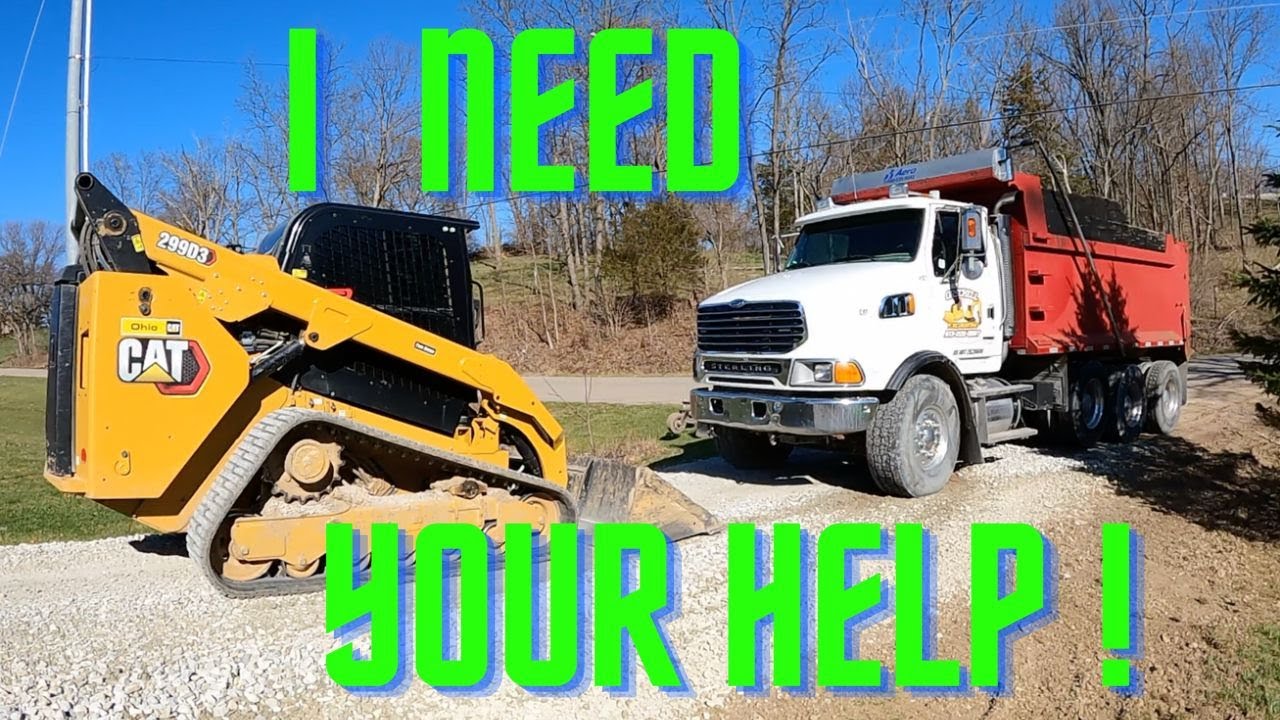 Fixing A Neglected Driveway Power Rake Regrade And Haul New Gravel And 