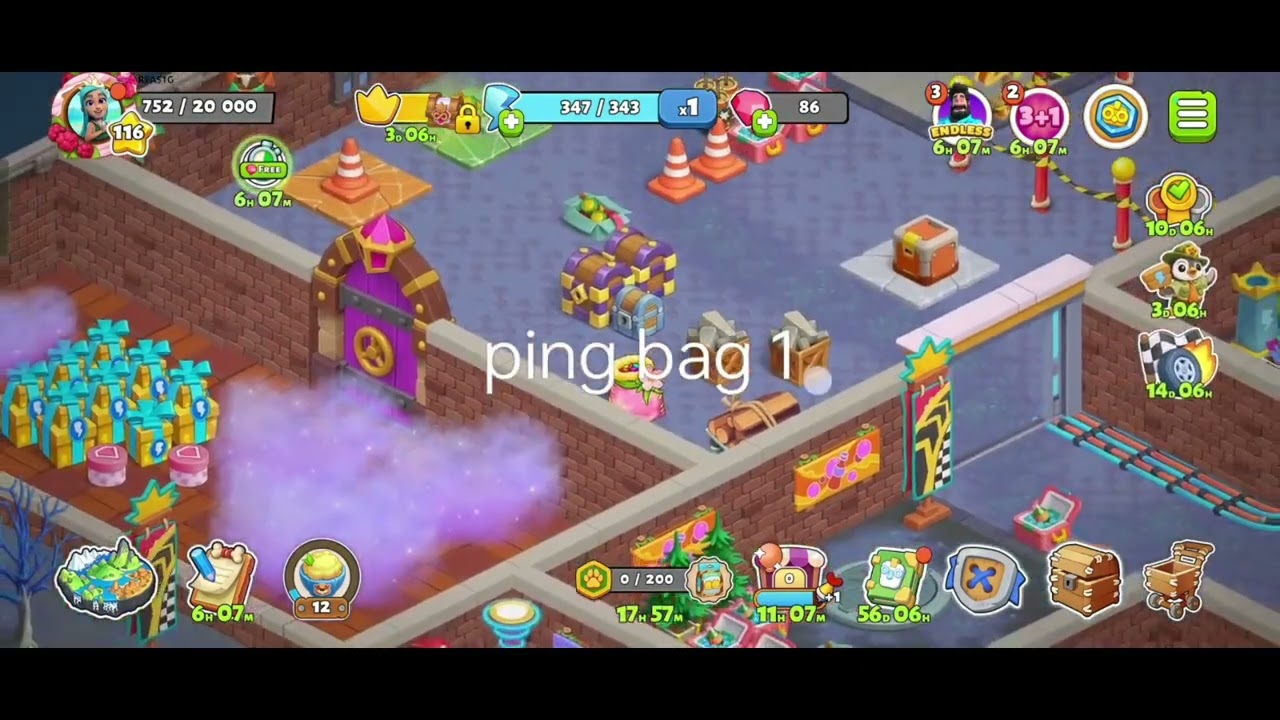 RUNNING DESERT,CAR CITY,ROAD OF CHAMPIONS total 4 ping bags 