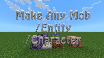 Custom Monster In Minecraft Tutorial | No Mods Or Addons | Command Block Creation