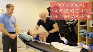 ROTATIONAL MOBILISATION OF THE LUMBAR SPINE