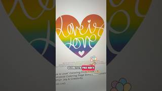 FREE Whimsical Coloring Pages To Celebrate Pride Month! #adultcoloring #coloringadventure #coloring