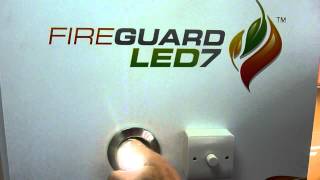 JCC Lighting Fireguard LED7 Dimmable LED Fireguard Downlight Showing Adjustment