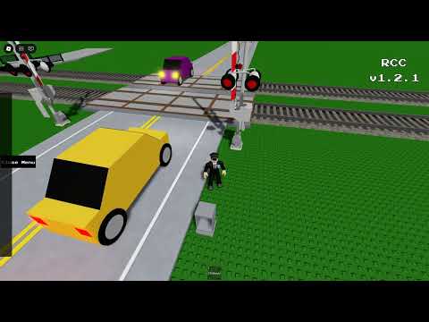 Building a Canadian RR Crossing in Roblox
