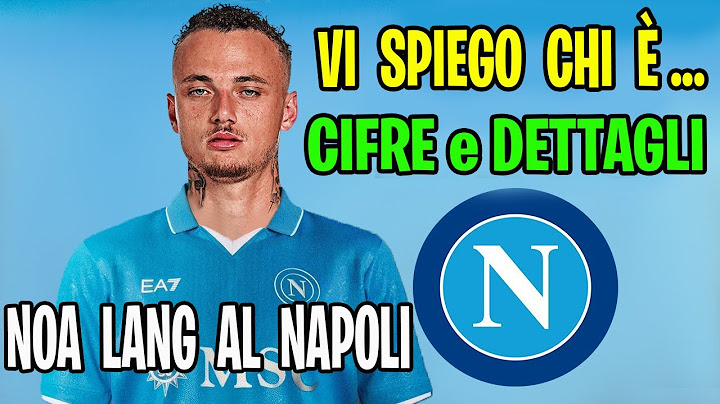 🔵🇳🇱 NOA LANG È UN NUOVO GIOCATORE DEL NAPOLI‼️😱 COLPACCIO - ECCO CHI È 🔍