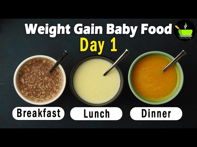 Baby Food | Weight Gain Baby Food | Ragi Panner |Egg Milk Rice | Sooji Carrot Porridge | 6-36 months | She Cooks