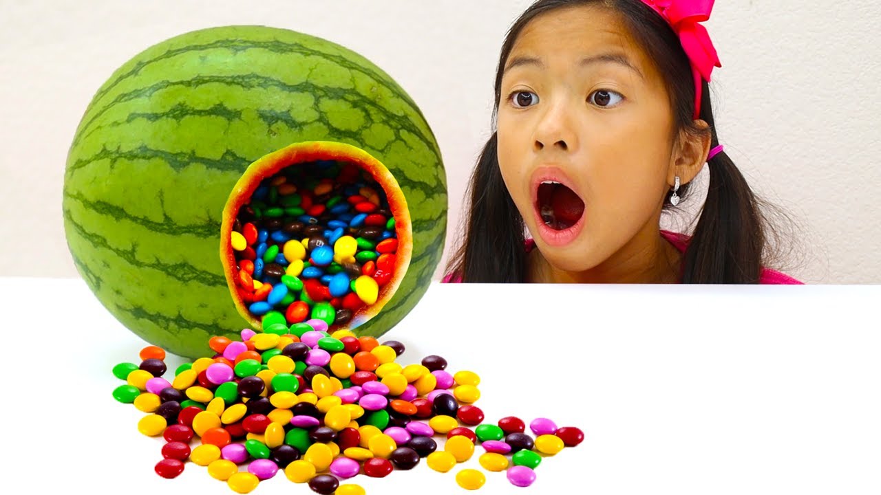 Wendy Pretend Play Watermelon Surprise Challenge YouTube Wendy pretend play watermelon surprise challenge youtube