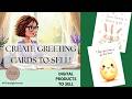 EASY Etsy Side Hustle: Make Greeting Cards with AI + Canva