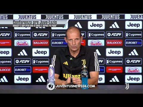 Conferenza Allegri pre Juve-Lazio: "Bonucci? Le soap opera sono su Canale 5. Dispiace per Pogba"