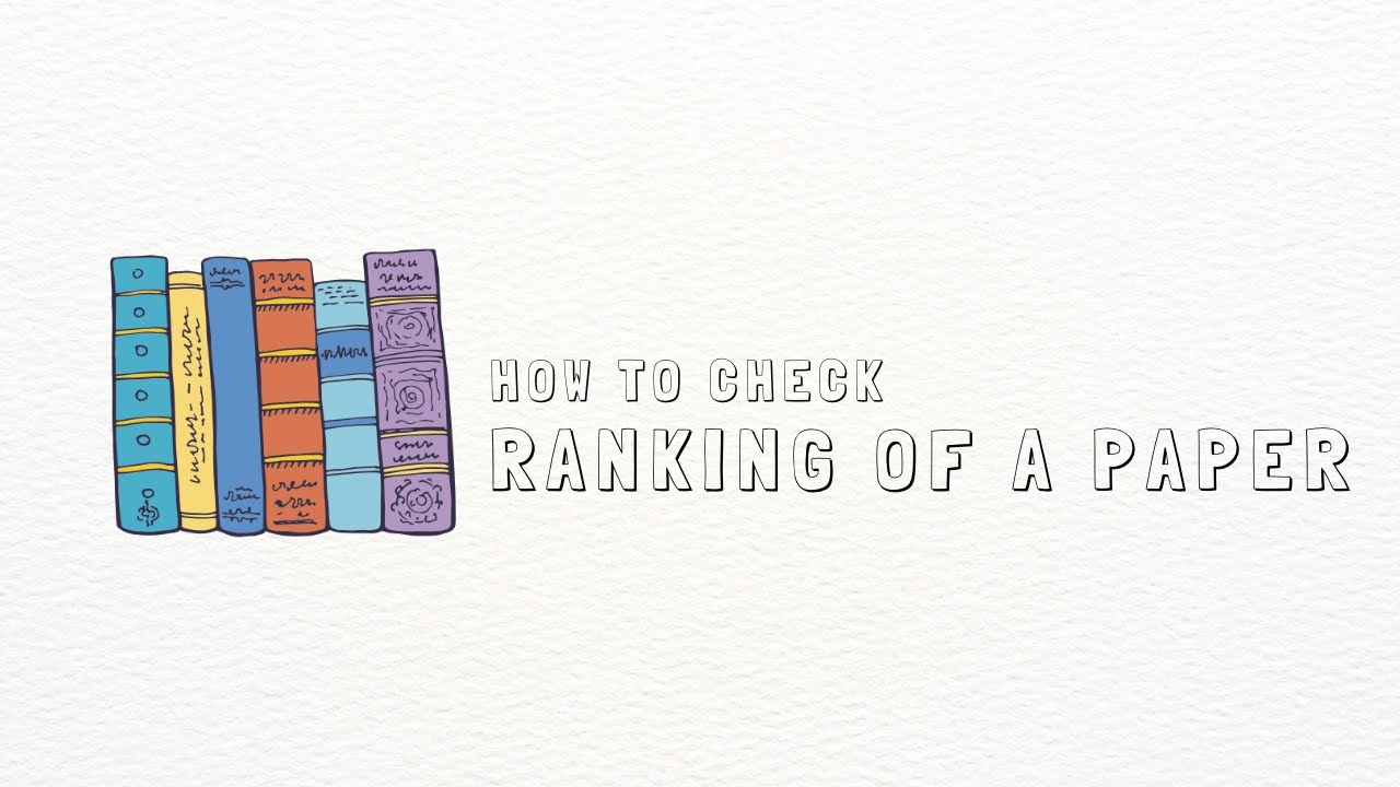 Check Article Ranking How to check the ranking of a research paper || Ranked journal or ...