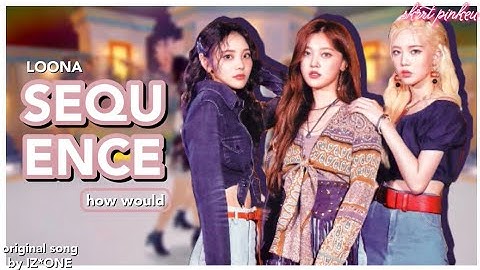 how would LOONA sing "Sequence" by IZ*ONE? | line distribution