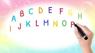 Writing Capital Letters Alphabets with Colours| Alphabets A to Z for kids| kids learning 2023030 03