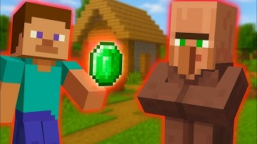 Trading with Villagers for Armour 