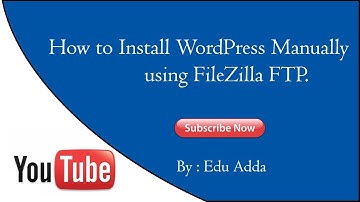 How to Install WordPress Manually using FTP - Step by Step Guide.