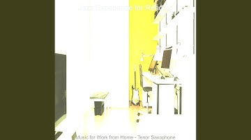 Spacious Jazz Sax with Strings - Vibe for Remote Work