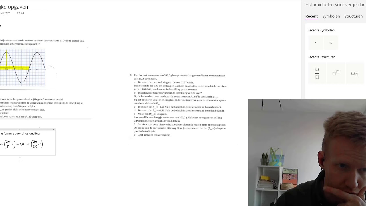 V5 systematische natuurkunde H.9 opgave 7 - YouTube