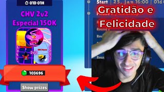 💫Gratidão e Felicidade💫!! 💫ESPECIAL 150K Torneio 2v2💫Torneio Épico 💫STUMBLE GUYS Ao Vivo 💫